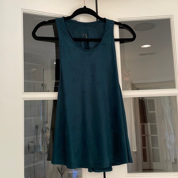 Shop Planet Blue Turquoise Velvet Tank - Picture 1 of 4